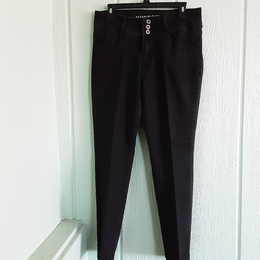 Hydraulic 114 Jeans Women's Stretch Sz 10 Black Preowned Nolita Curvy High Waist